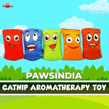 Pawsindia Catnip Cat Toy - Joyful Expressions - Pack of 5